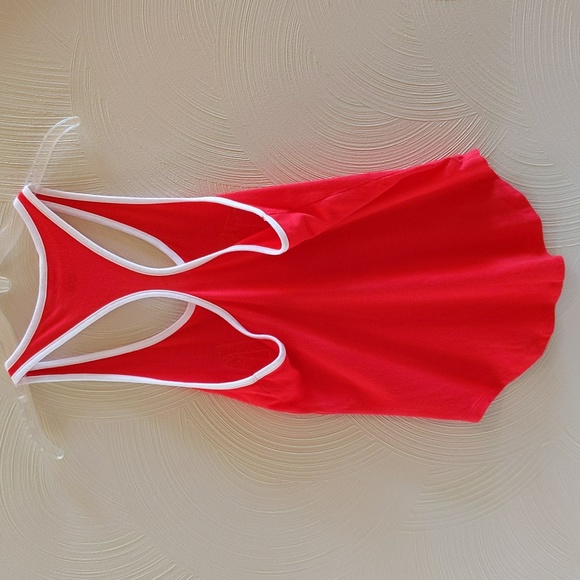 NWOT Victoria’s Secret PINK XS Sequin Bling USA Patriotic Racerback Tank Top - Picture 2 of 4